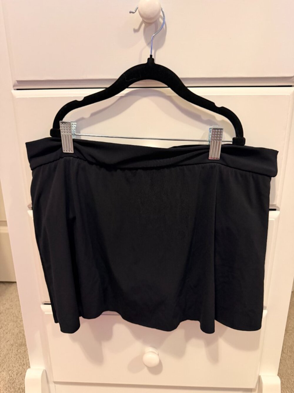 NWT Miraclesuit Tennis Skirt in Black Size 12